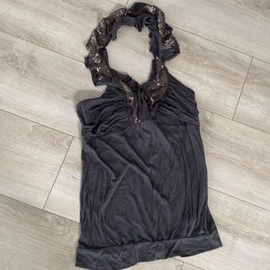 NWT Express Sequin Halter